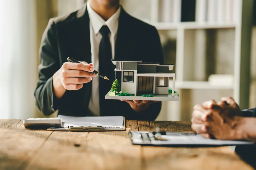 real estate agent delivering sample homes to custo 2023 03 15 00 57 58 utc